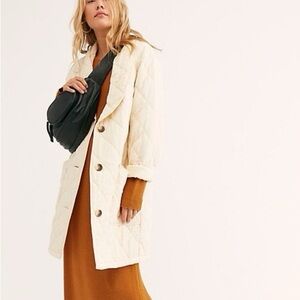 Free People Happy Day Dreamer‎ Jacket Ivory Jacket Medium NWOT